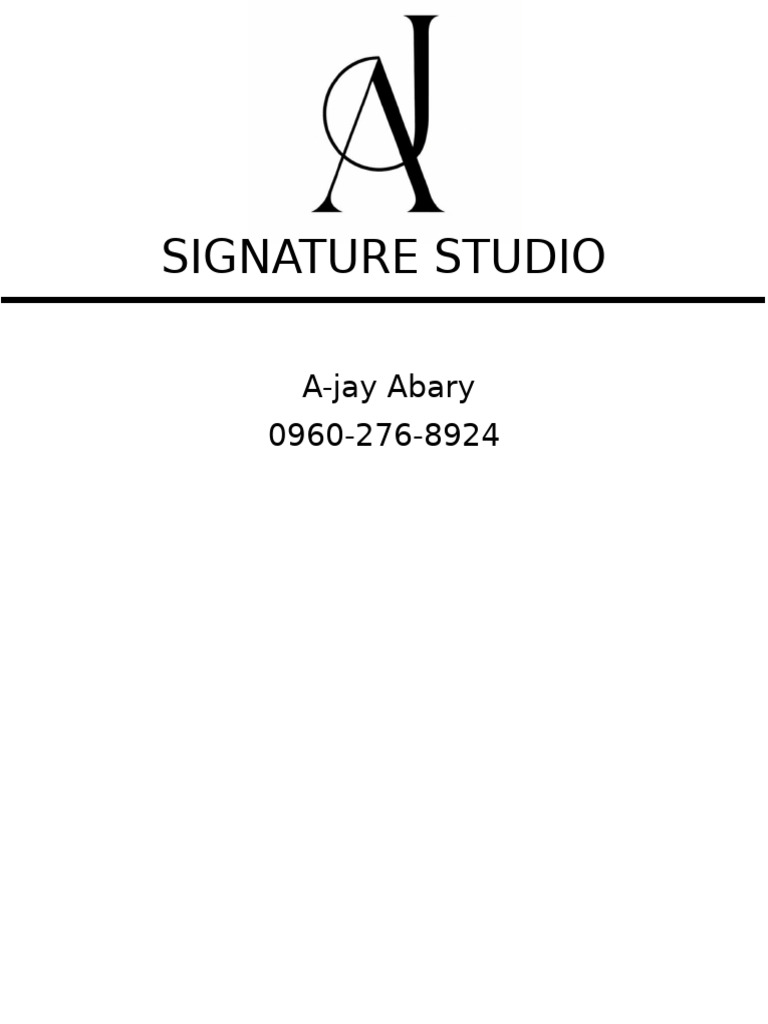 Signature Studio | PDF