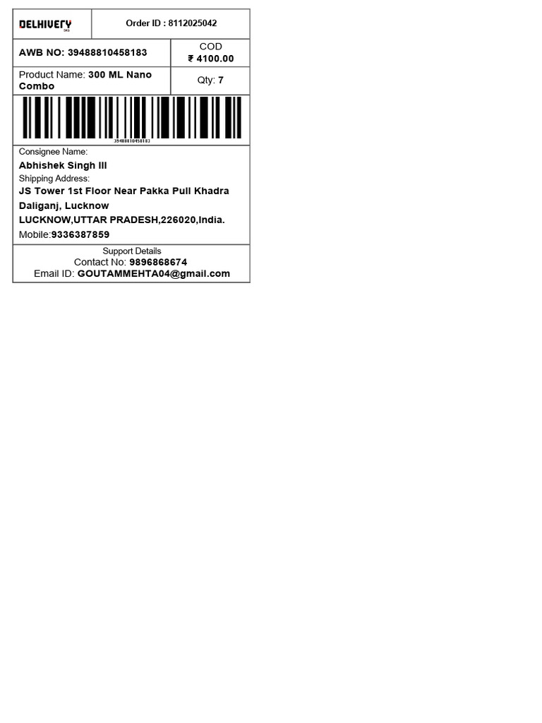 Label 1004362620 | PDF