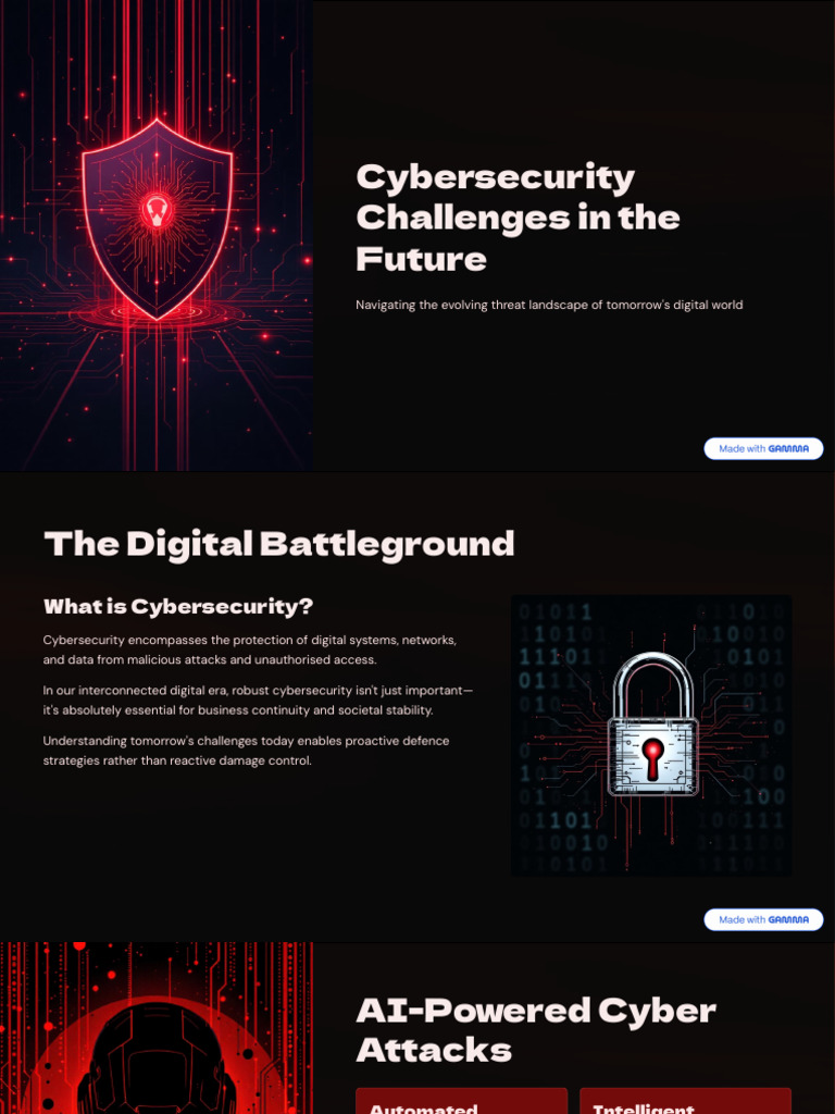 Future Cybersecurity Challenges Ahead | PDF | Security | Computer Security