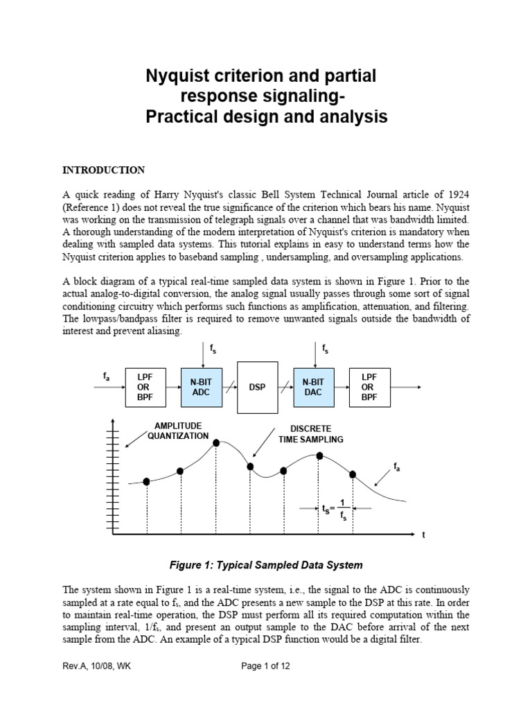 Activity 4.1 | PDF | Sampling (Signal Processing) | Analog To Digital ...