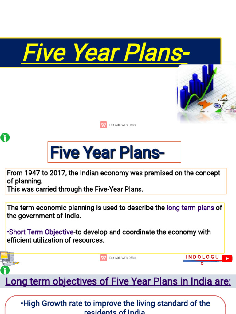 Overview of India's Five-Year Plans | PDF | Economic Growth | Soviet Union