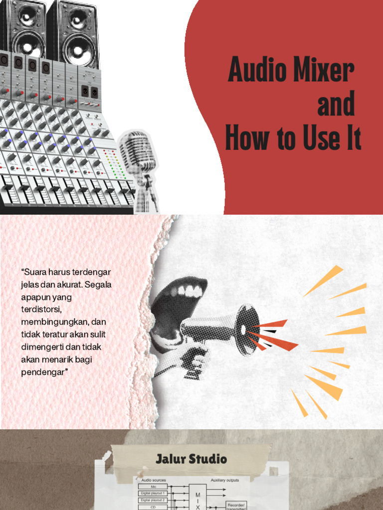 Audio Mixer and How To Use It | PDF