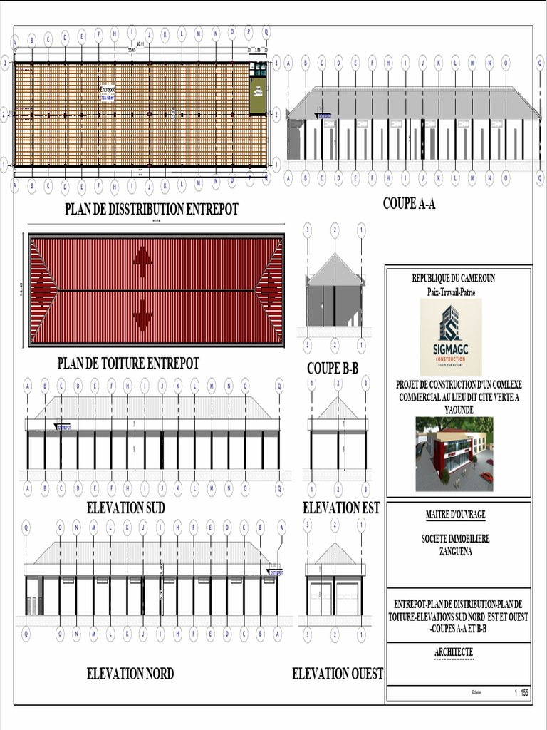 Plan de distribution d'un entrepôt à Yaoundé | PDF