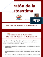 Maratón de la Autoestima - Día 1