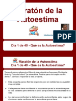 Maratón de La Autoestima - Día 1