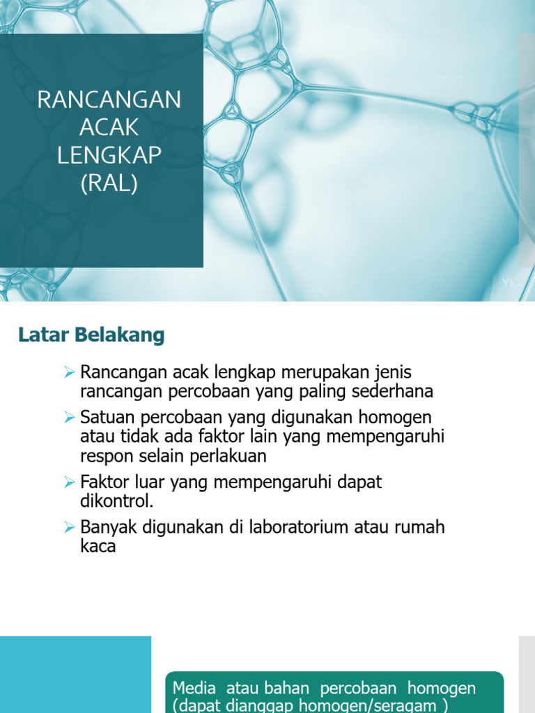 Panduan Rancangan Acak Lengkap (RAL) | PDF | Metode & Bahan Ajar