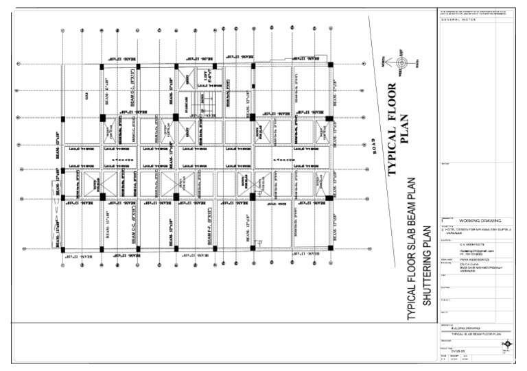 Beam Slab Shuttering Layout Plan | PDF