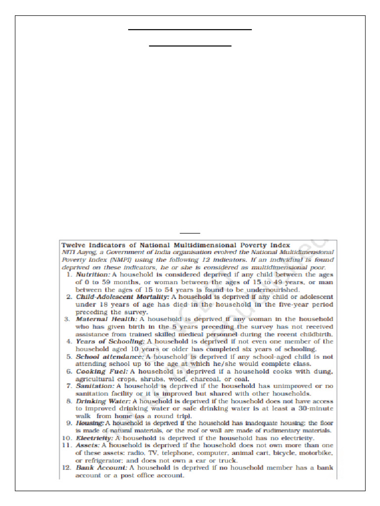 Understanding Poverty in India: Key Insights | PDF