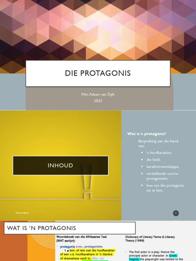 Die Protagonis | PDF