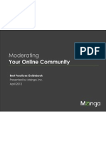 Moderating Your Online Community Guidebook