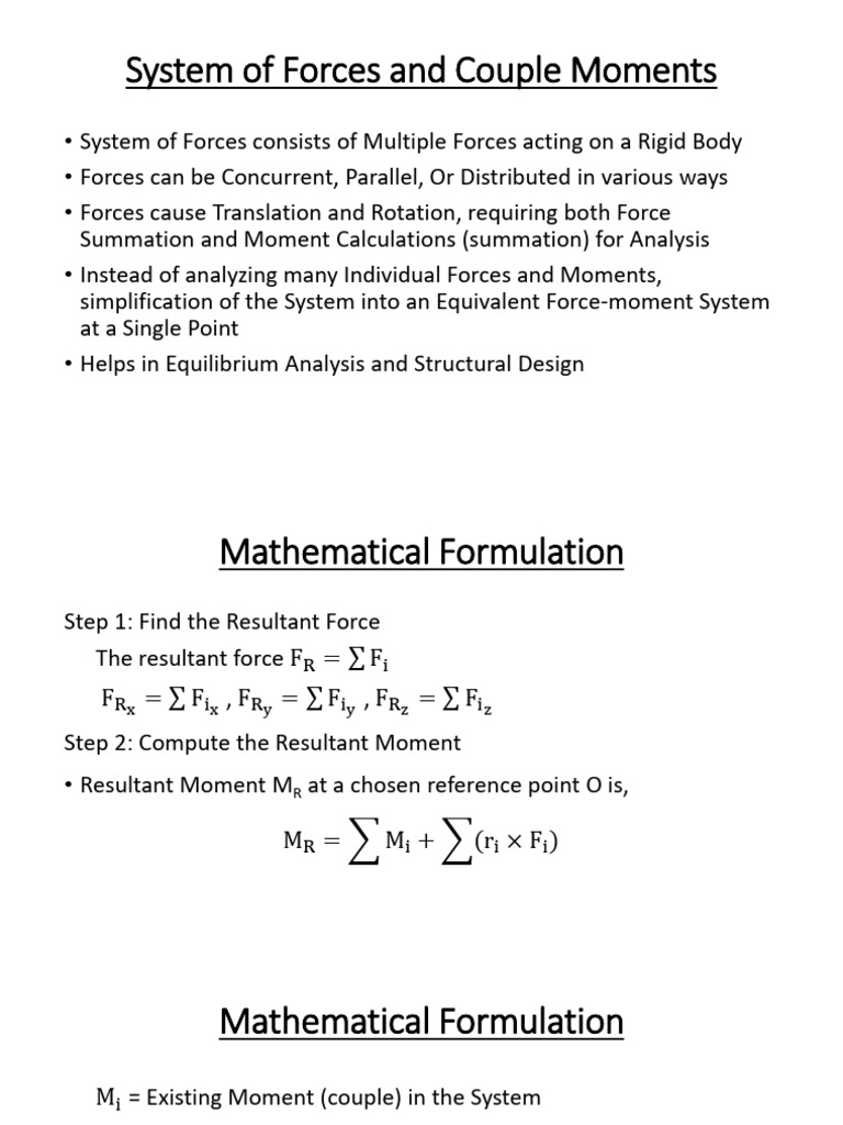 Chapter 4 - Force Resultant Part 3 | PDF | Rotation | Force