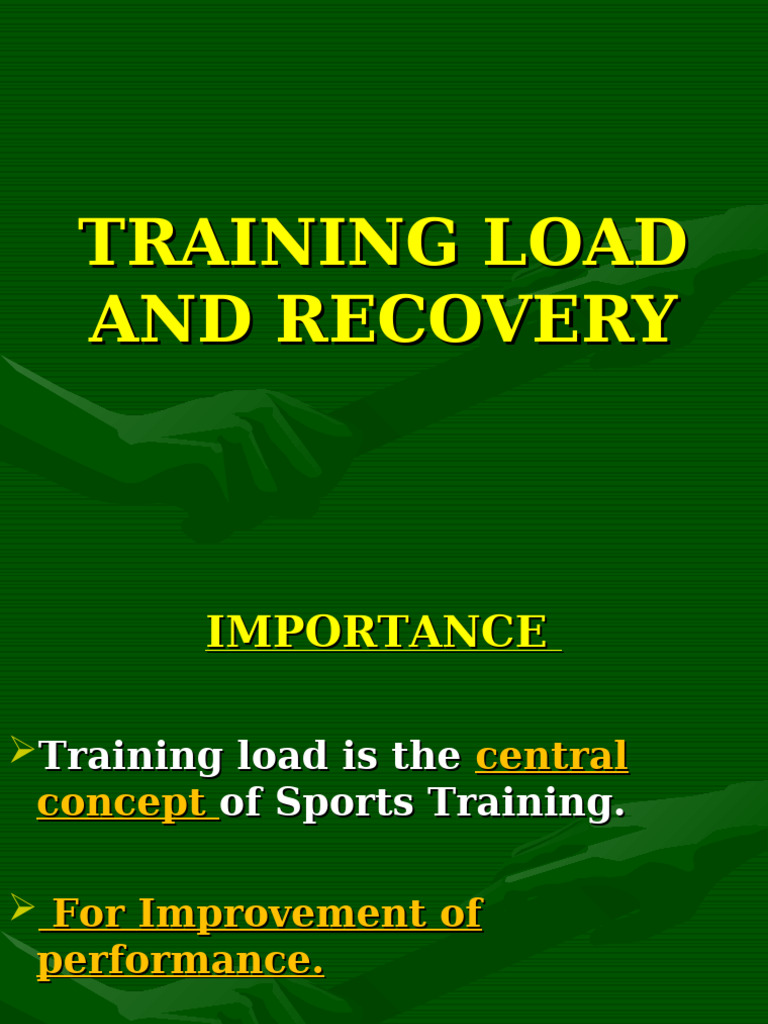 Training Load | PDF | Weakness | Strength Training