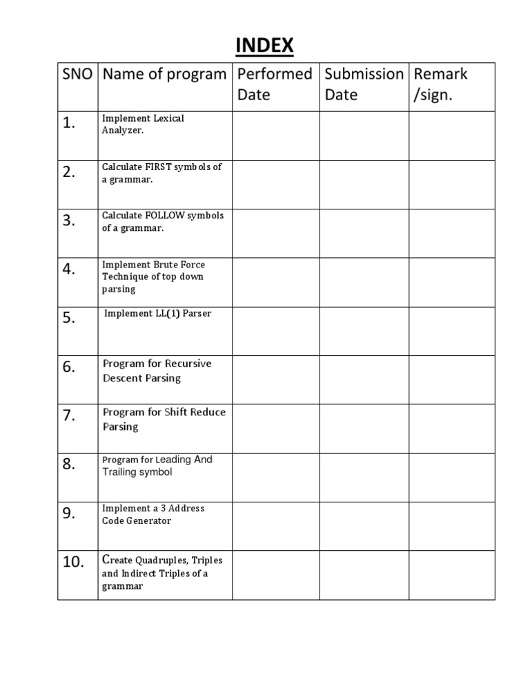 Index Compiler | PDF