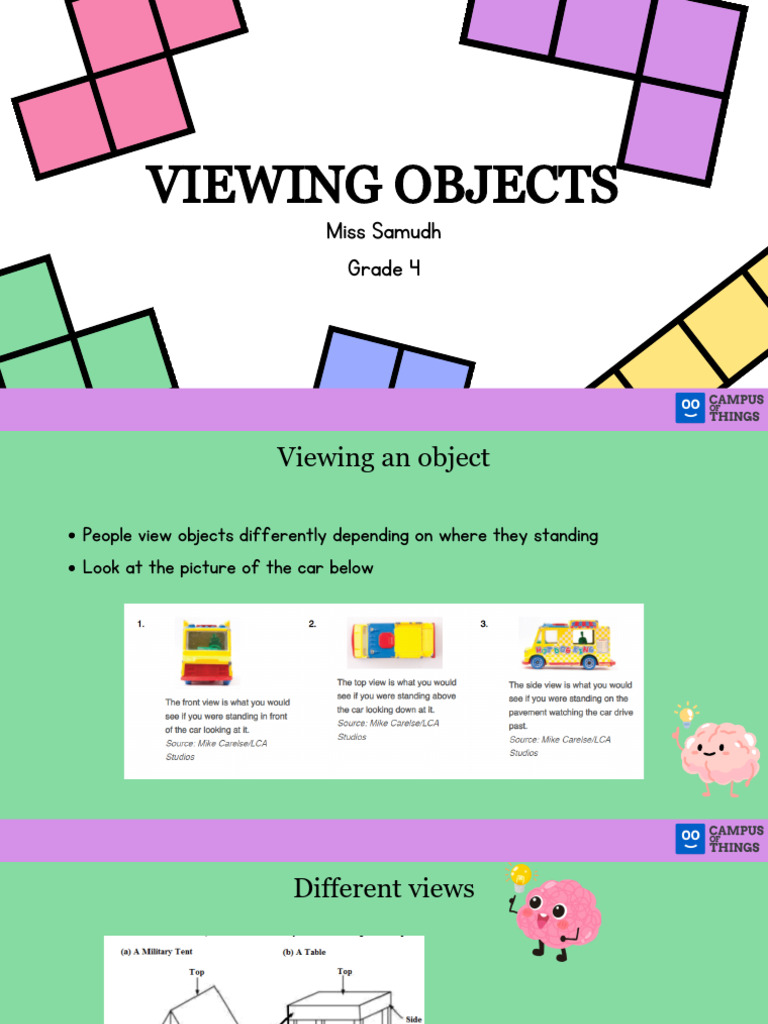 Understanding Object Views for Kids | PDF