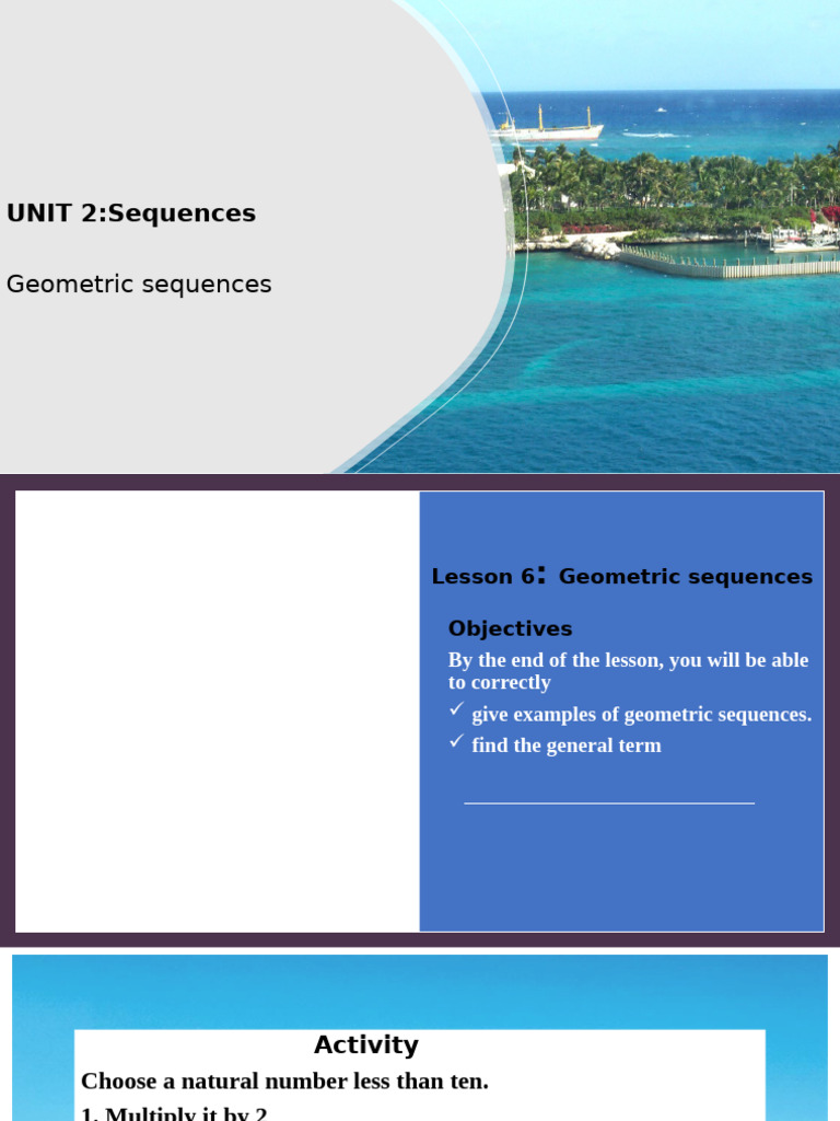 Understanding Geometric Sequences | PDF