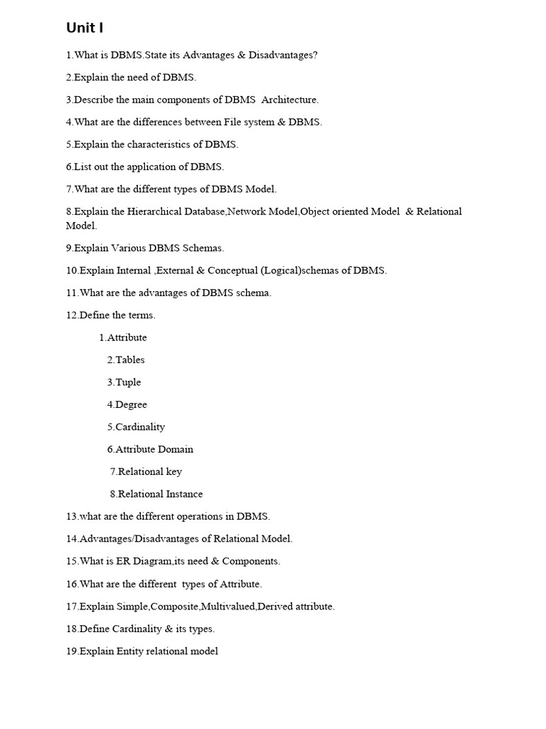 Comprehensive Guide to DBMS and SQL | PDF