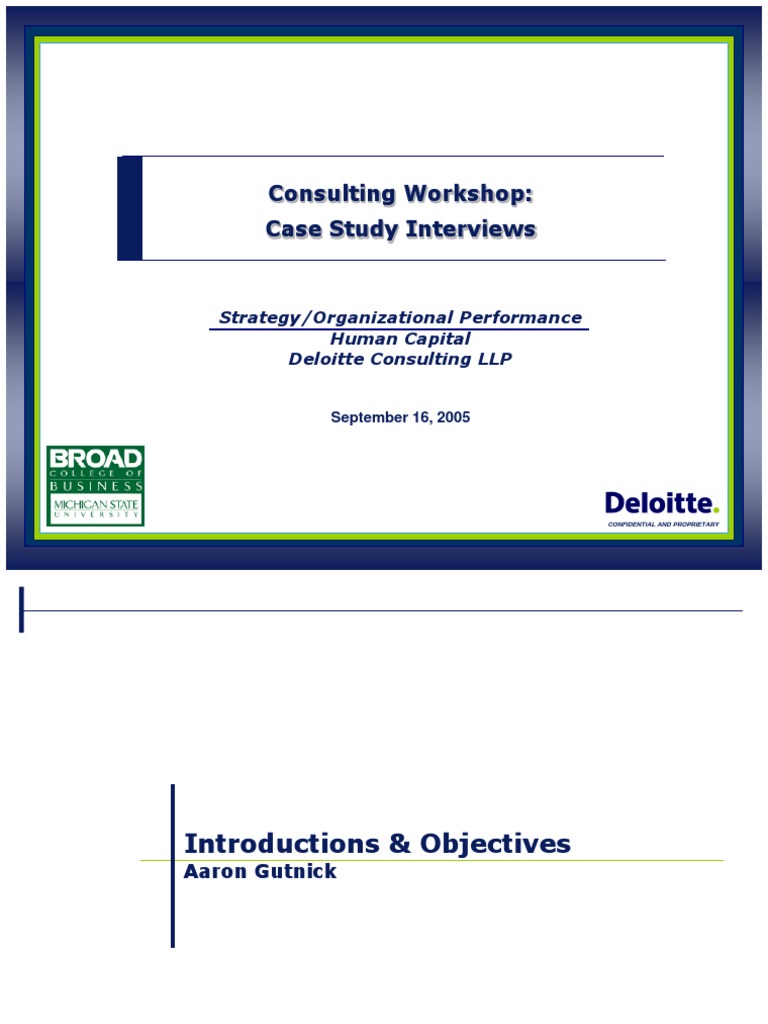 Deloitte case interview tips image