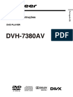9756 Dvh 7380av Dvd Player 1 Din Usb e Tela de 3 0 Polegadas Pioneer