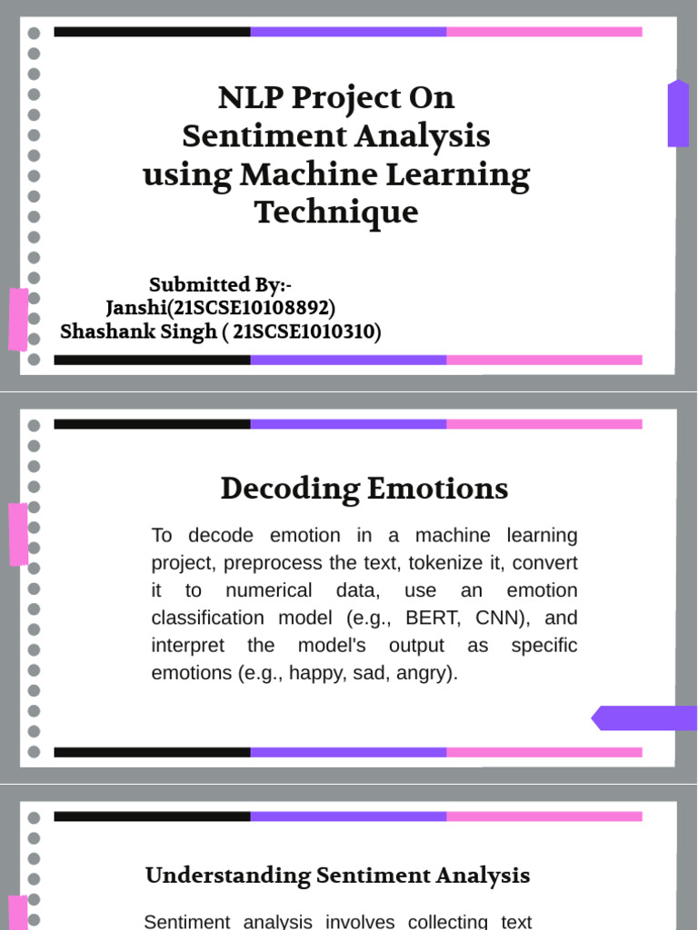 Sentiment Analysis with Machine Learning | PDF | Machine Learning ...