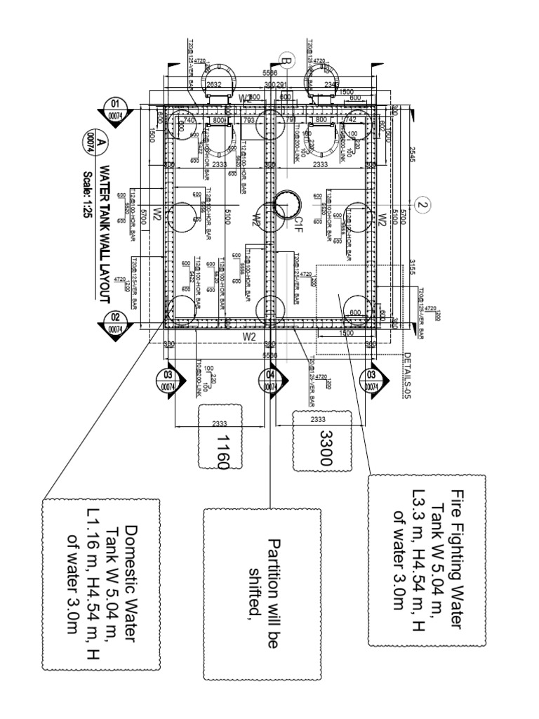 RCC Water Tank - Cluster C 1 | PDF