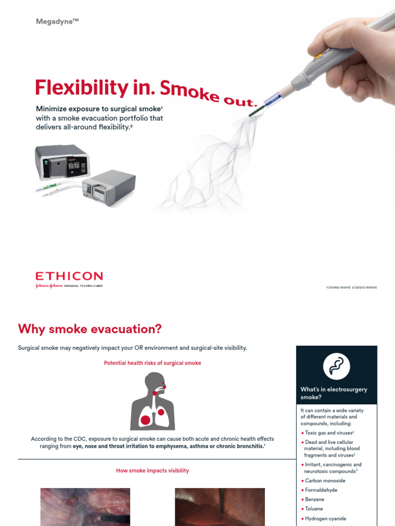 MEGADYNE Smoke Evacuation Brochure 116493 220429 | PDF | Smoke
