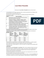 Diferenças entre Lucro Real e Presumido