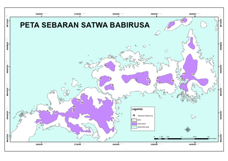 Peta Sebaran Babirusa | PDF