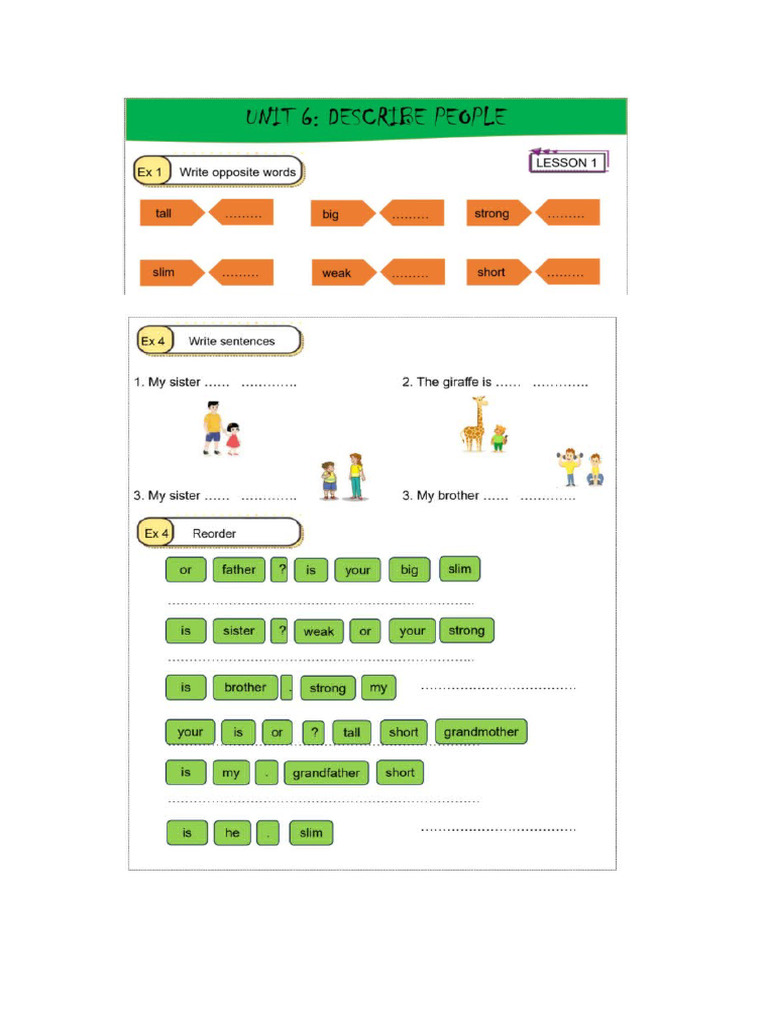 BT Ôn Unit 6 | PDF