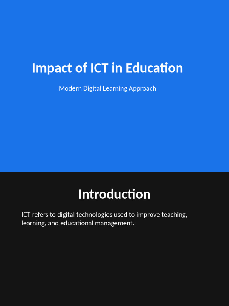 Impact of ICT Modern Design | PDF