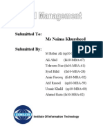 Submitted To: Ms Naima Khursheed Submitted By:: Institute of Information Technology
