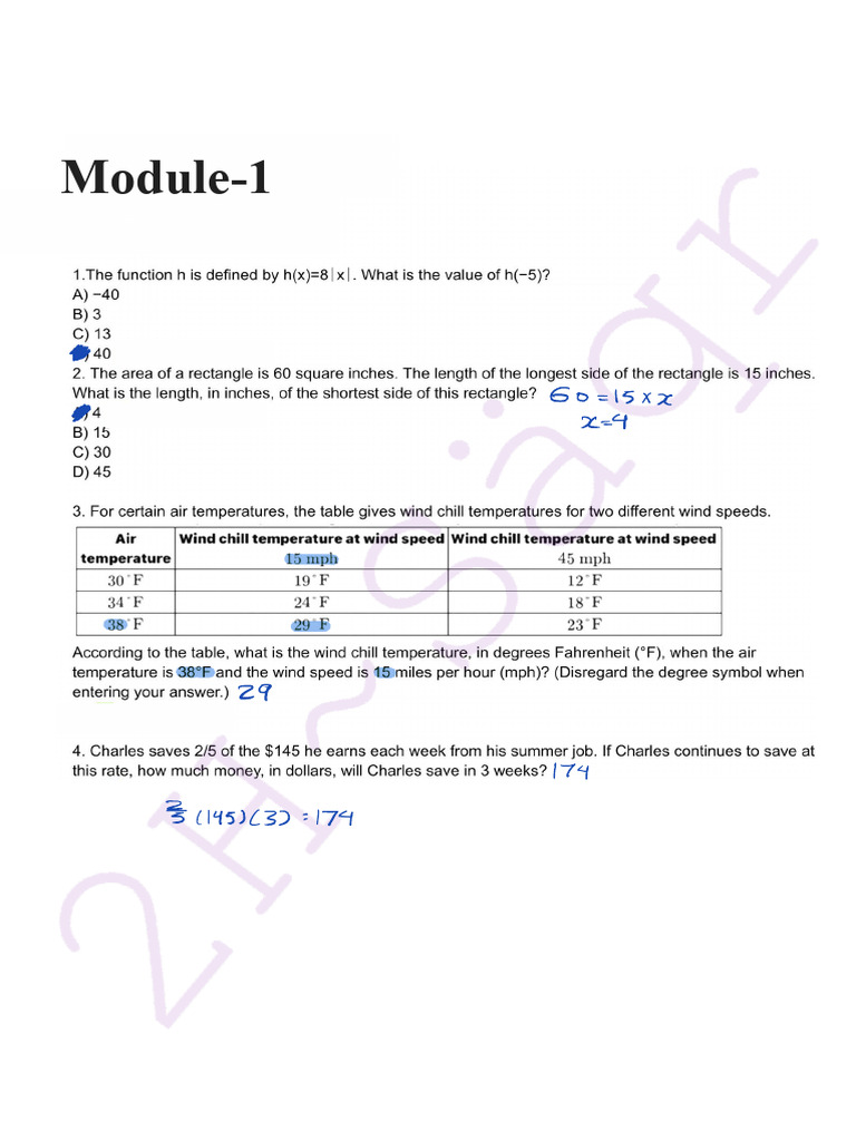 Module Overview and Data Analysis | PDF