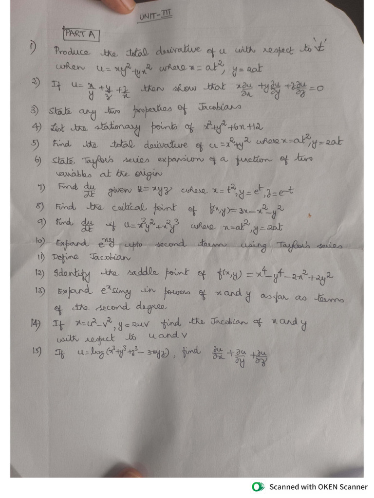Unit 3 Imp Questions | PDF