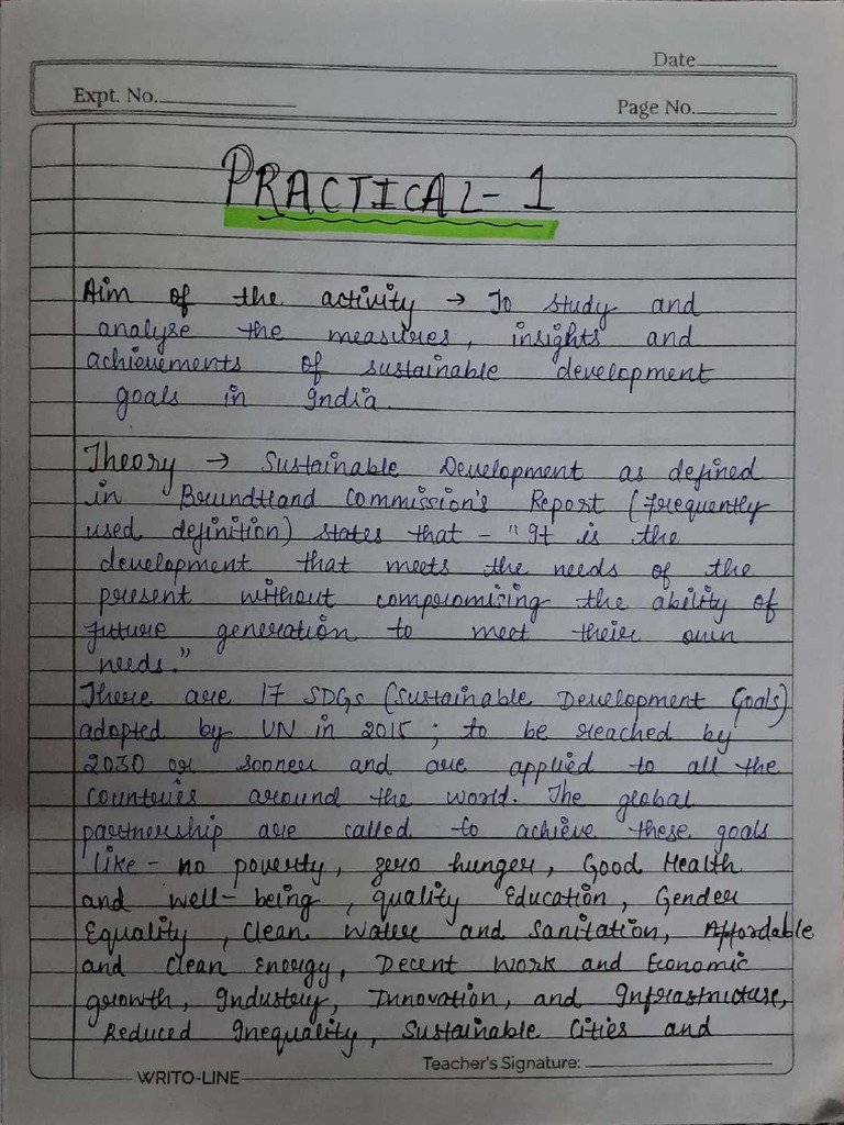 Evs Practical File | PDF