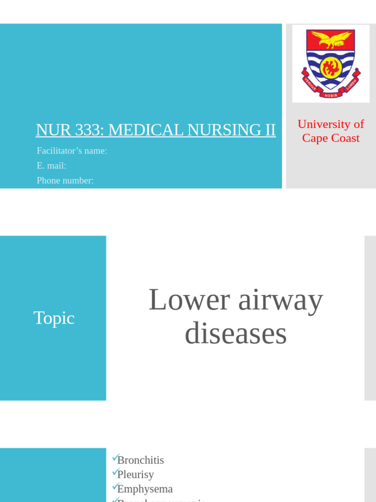 Lower Airway Disorders | PDF | Respiratory Diseases | Bronchitis