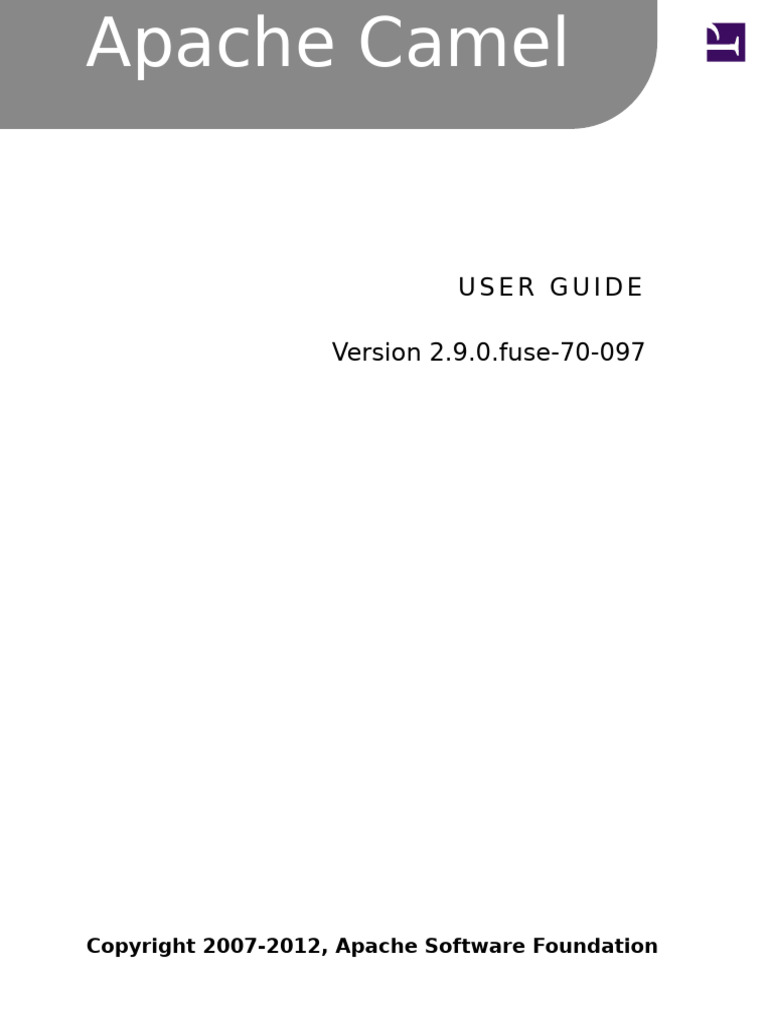 Apache Camel User Guide Overview | PDF | Class (Computer Programming ...