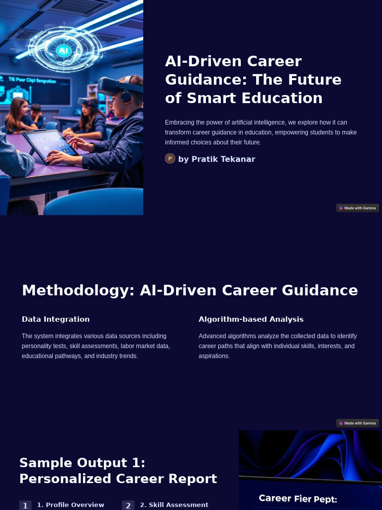 AI Driven Career Guidance The Future of Smart Education | PDF ...