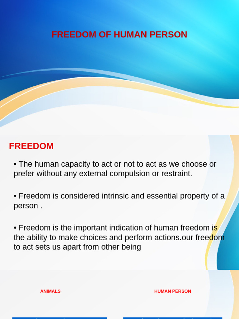 Understanding Human Freedom and Choice | PDF | Free Will | Social Contract