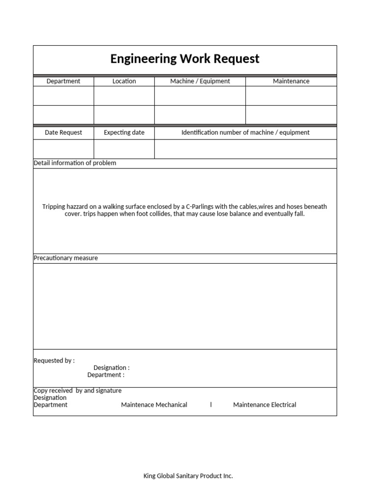 Engineering Work and Incident | PDF