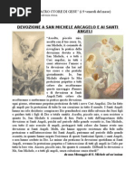 Preghiera Devozione A San Michele Arcangelo e Ai Santi Angeli