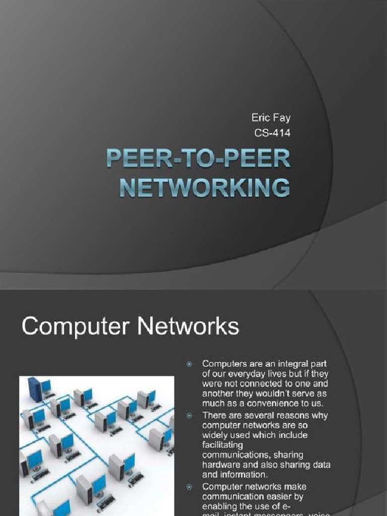Peer To Peer Network | PDF