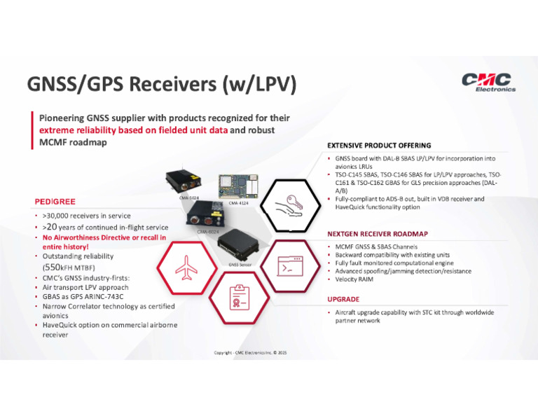 CMC Elec GNSS Receivers | PDF