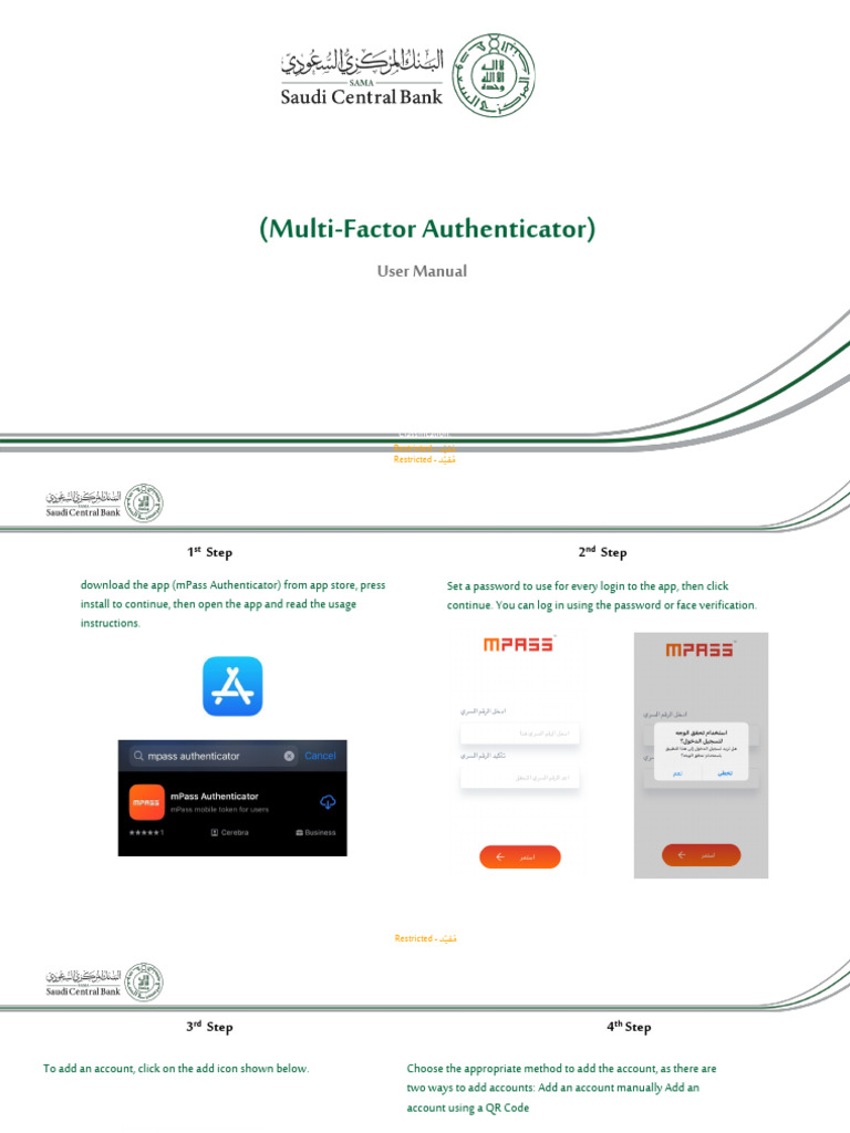 mPass Authenticator User Manual | PDF | Password | Qr Code