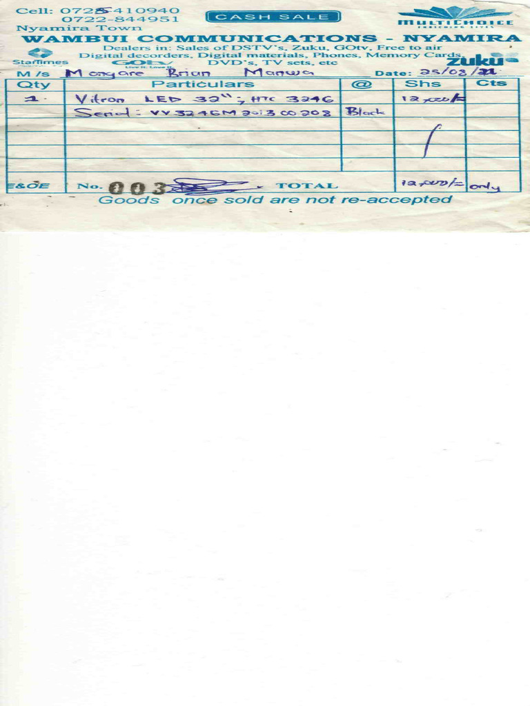 Receipt 2 0001 | PDF
