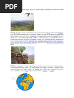 Cerrado é um bioma do tipo biócoro savana que ocorre no Brasil