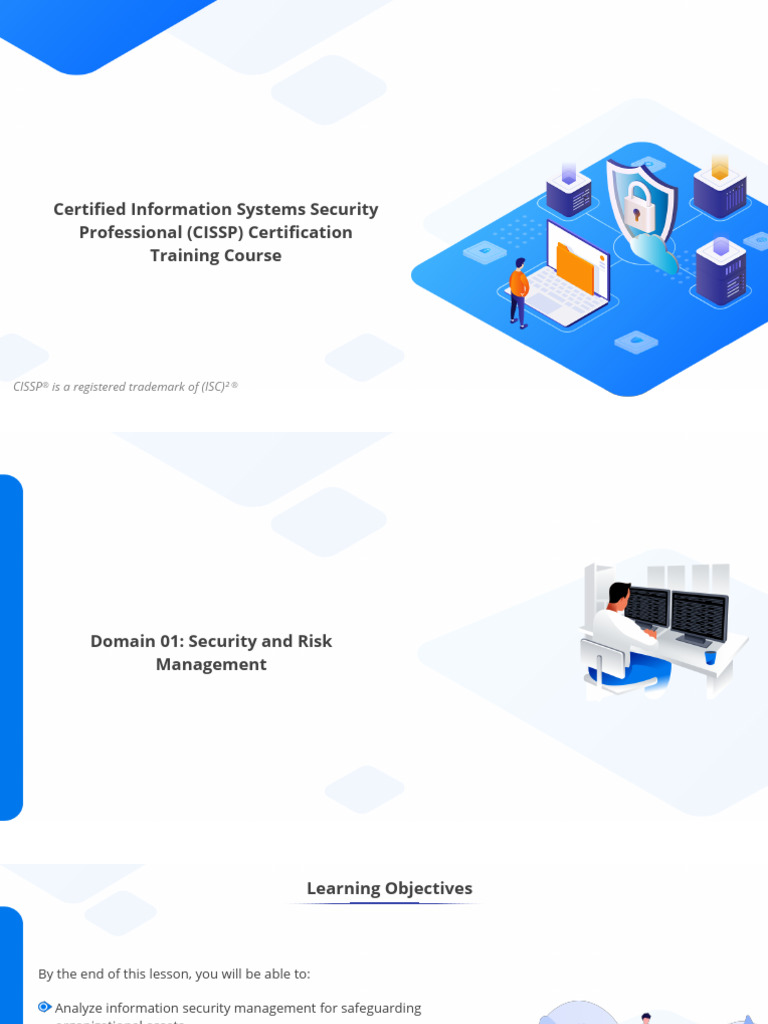 CISSP Certification: Security Management Training | PDF | Security ...