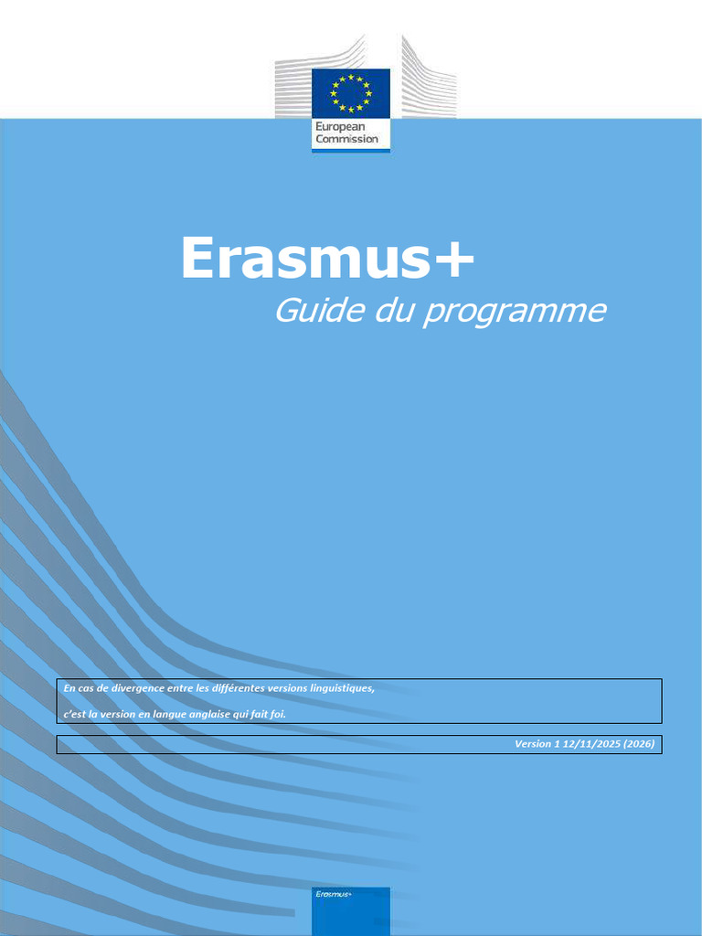 Guide complet du programme Erasmus+ | PDF | Union européenne ...