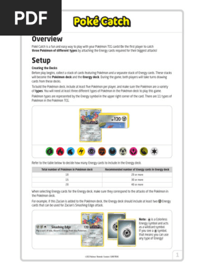 pokemon trading card game rules pdf TCG Rule Book Original Vintage 1995 Pokmon Trading Card Game (USA)