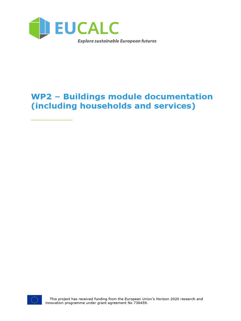 EUCalc WP2 Buildings Module Overview | PDF | Efficient Energy Use ...