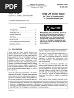 Voltage Balance Relay CFVB11B Guide | PDF | Relay | Fuse (Electrical)