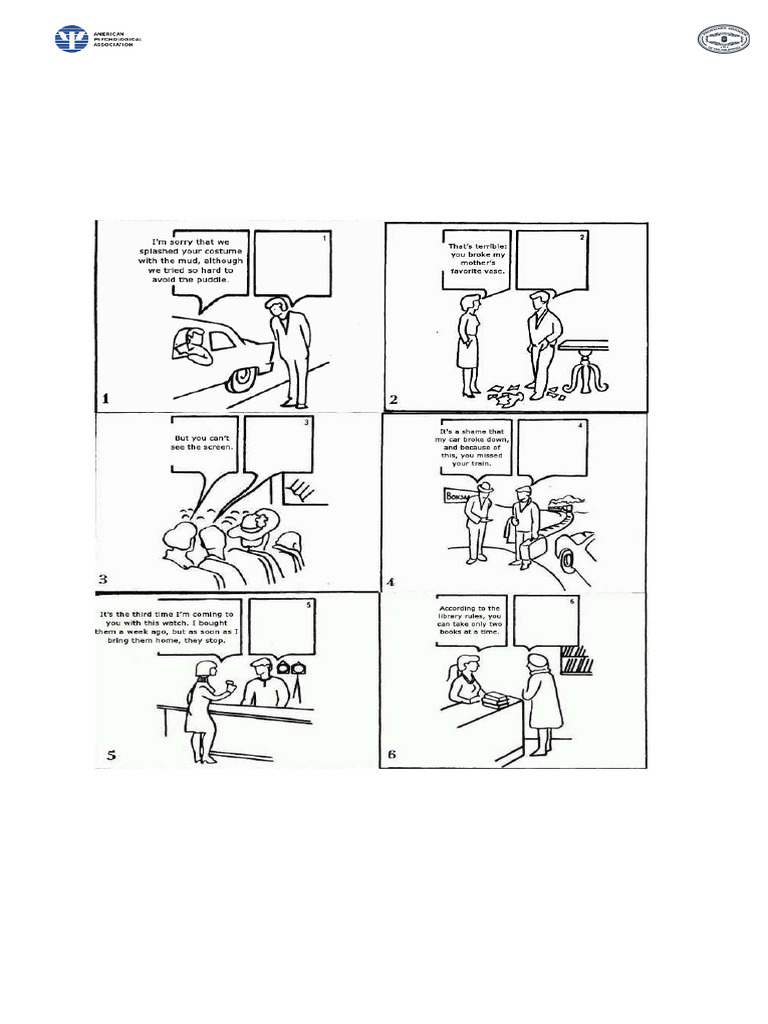 Rosenzweig Picture-Frustration Test Guide | PDF | Chess Theory | Chess